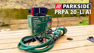 AKU ČERPADLO na děšťovou vodu PARKSIDE PRPA 20-Li A1 | Recenze