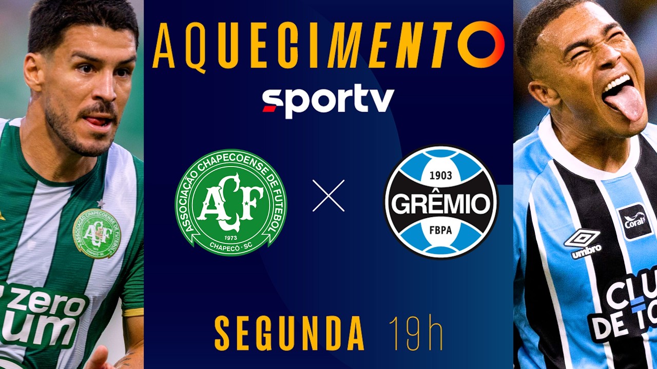 CHAPECOENSE X GRÊMIO  | AQUECIMENTO AO VIVO | BRASILEIRÃO 2026 | #live | sportv