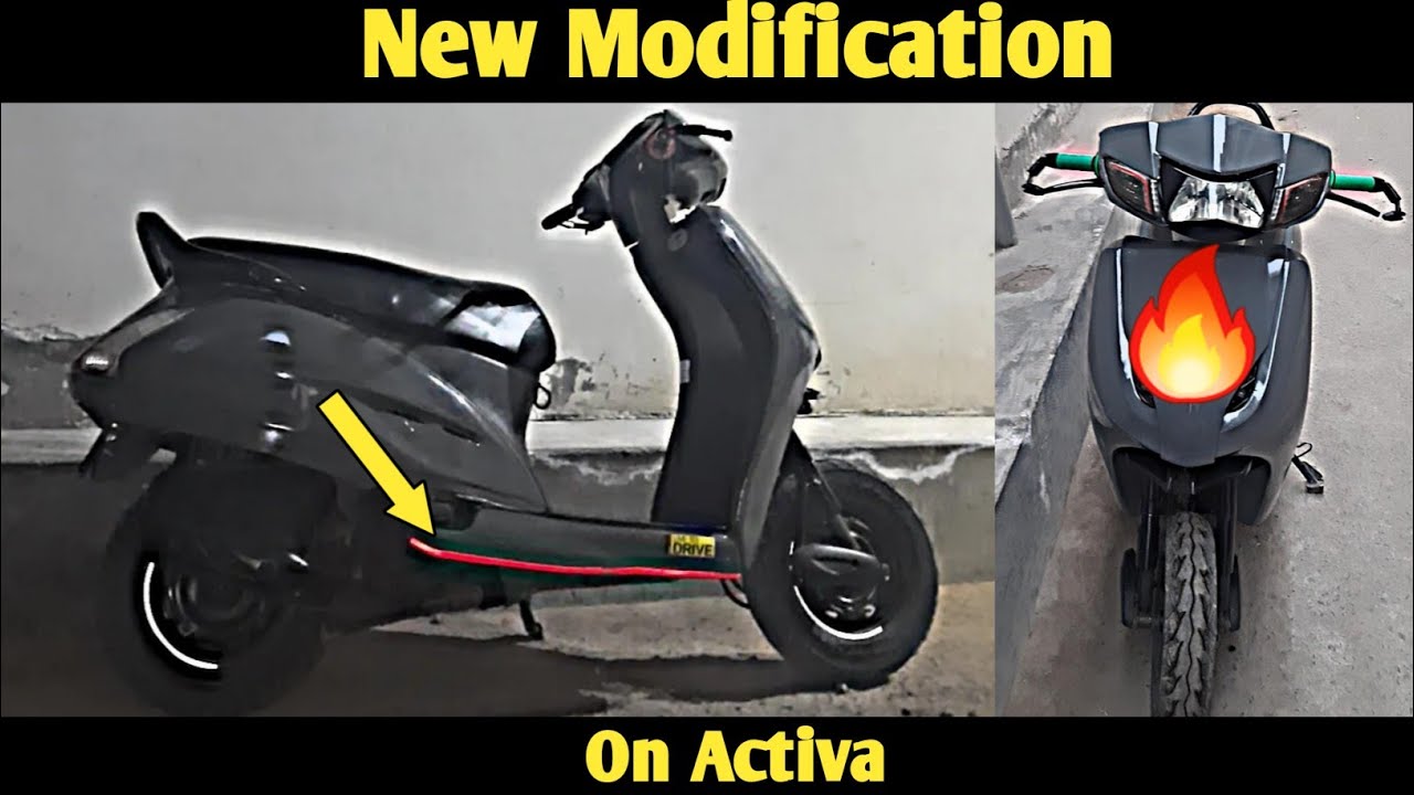 Modified Activea New Modification on activa 🔥 || Modified Activa || @_thisispirate - YouTube