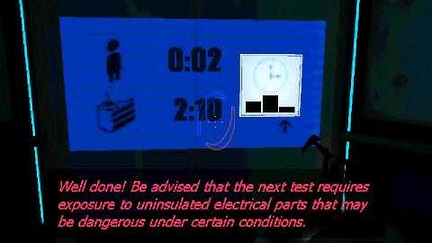 Portal Test Chamber 18 OOB Speedrun 24 seconds