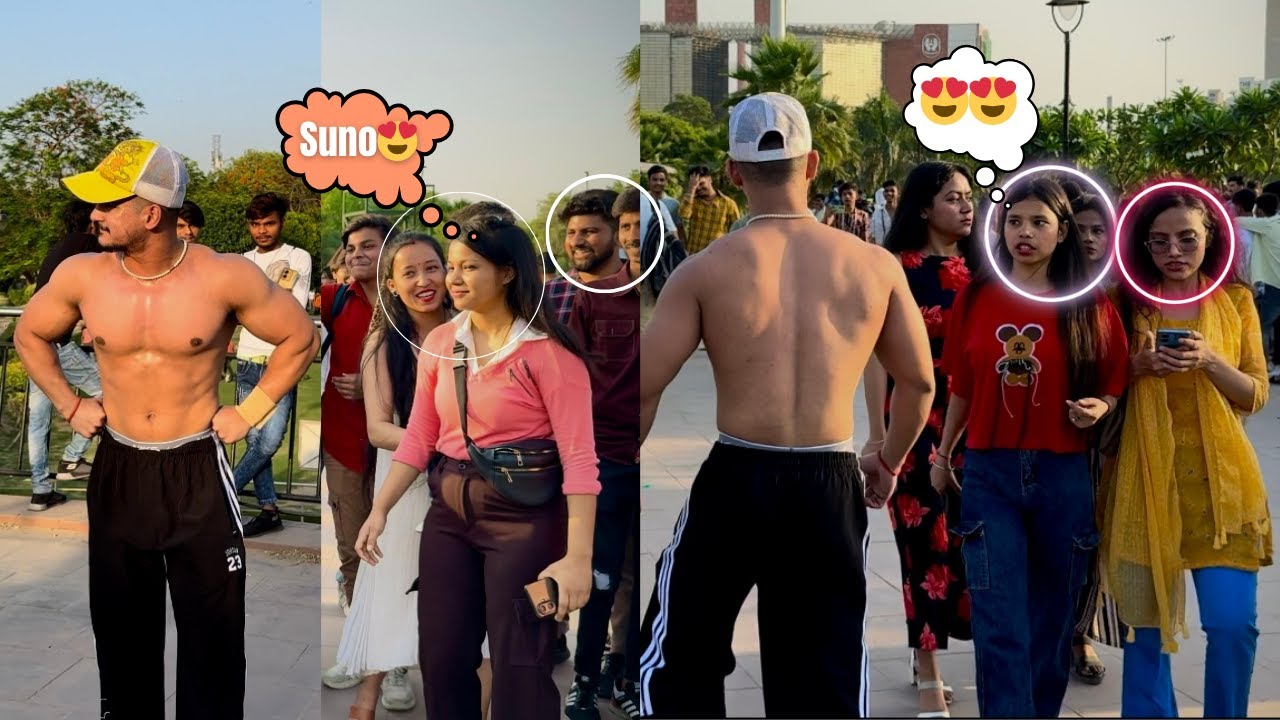 Bodybuilder,in public reaction, #2024 new video￼ 🔥👀😍