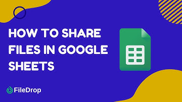 How to Share Files In Google Sheets with FileDrop
