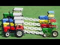 Tug Tractors with Colors - TOWING with Mini Tractors - Farming Simulator 22