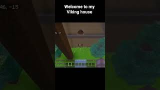 MINECRAFT VIKING HOUSE BUILD  #minecraft #build #shorts