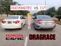 Honda Civic X vs Honda Civic Rebirth Prosmatec |0 to 100 kph | Civic X vs Rebirth | Honda Civic Race