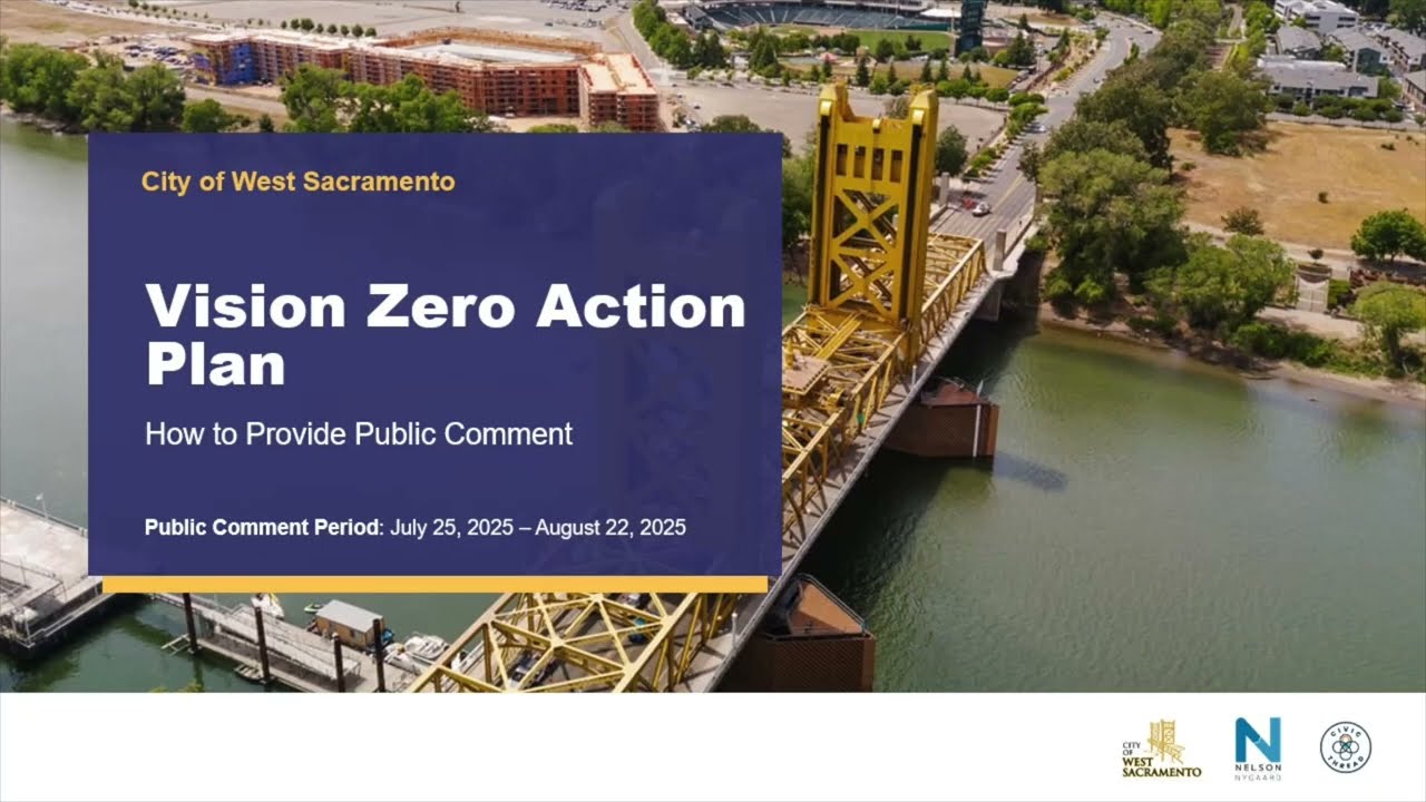 West Sacramento's Vision Zero Action Plan: How to Provide Public Comment
