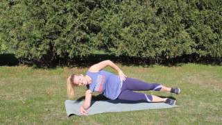 Side Plank with a Knee Drive