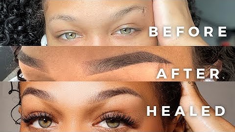 Ombré Brow Journey | Healing Process | Before + After ✨