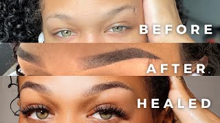 Ombré Brow Journey | Healing Process | Before + After ✨