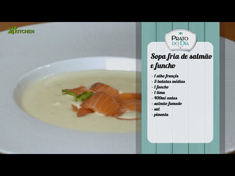 Vídeo: Sopa Fria De Salmão