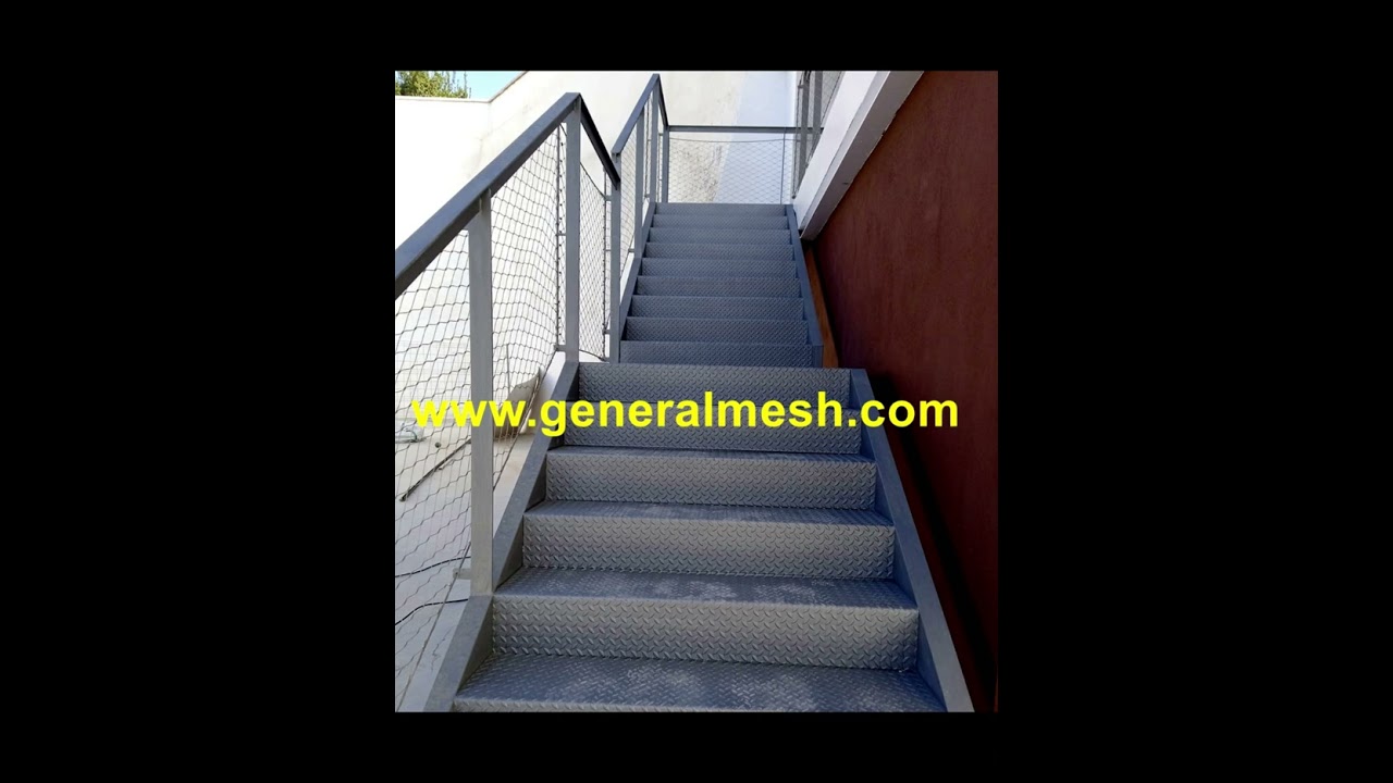 Generalmesh Garde corps filet INOX câble maille, filet INOX X-TEND