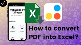How to convert PDF file into an Excel file on 123apps.com? screenshot 4