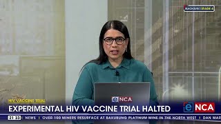 Experimental HIV vaccine trial halted