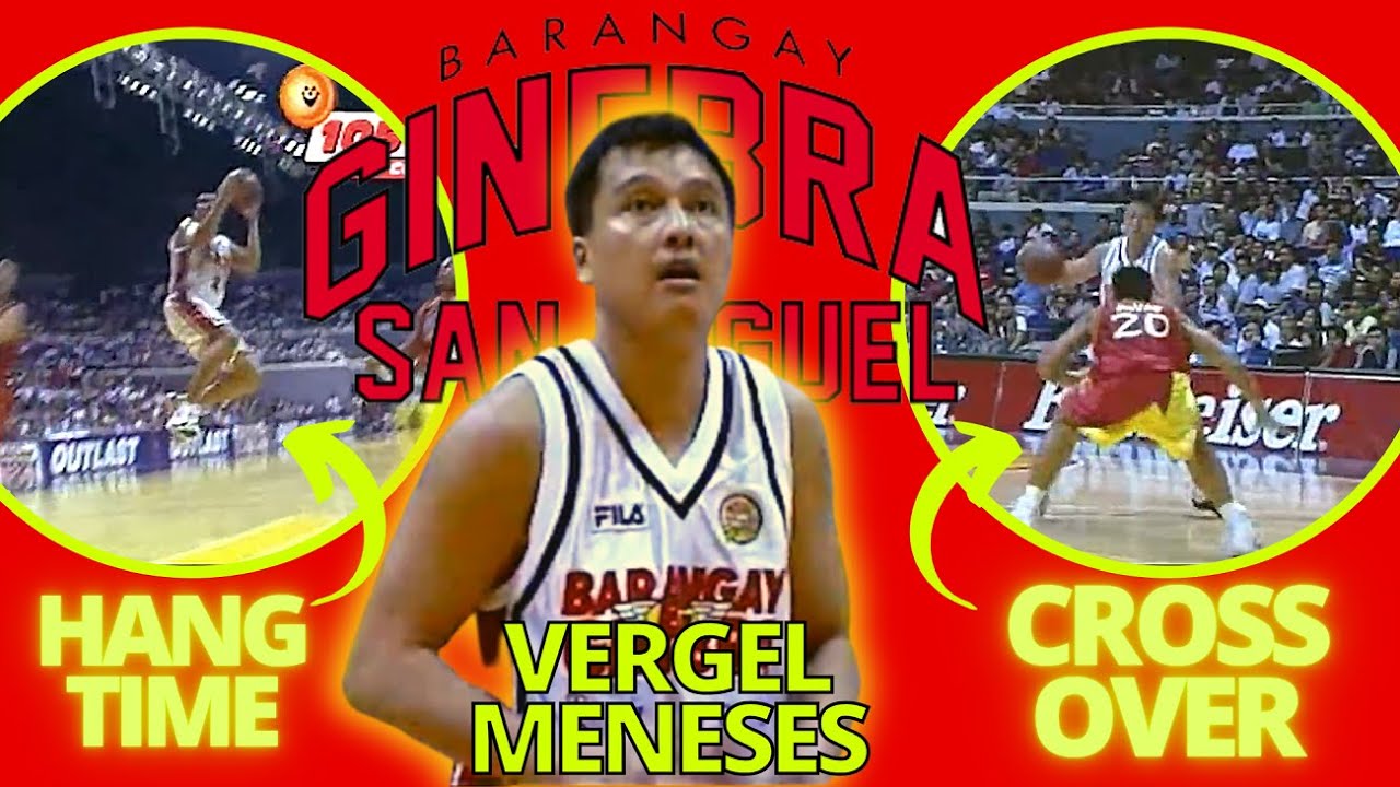 VERGEL "THE AERIAL VOYAGER" MENESES BARANGAY GINEBRA HIGHLIGHTS VS RED BULL - FEBRUARY 20, 2000
