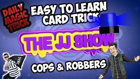 Kids Easy to Learn Cops & Robbers Card Trick - Magic Revealed