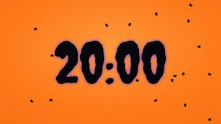 20 Minute Halloween Countdown Timer | Scary Pumpkin Clock | Halloween Music | Spooky Background