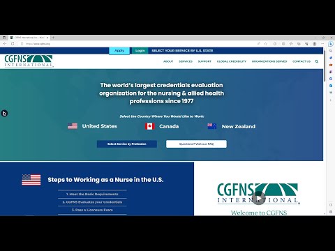 CGFNS Application Process Step By Step Tutorial