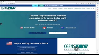 CGFNS Application Process, Step By Step Tutorial