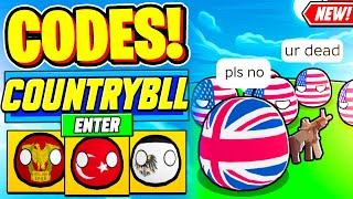 ⚠️New⚠️ ALL WORKING CODES For Countryball Simulator 2024 - Roblox Countryball Simulator Codes 2024
