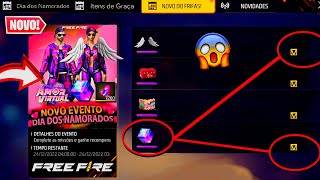 CORRE!! PEGUE SEU CUBO MÁGICO? NOVO GELO GRÁTIS, PRÓXIMO EVENTOS, SOMBRA ROXA E MAIS - FREE FIRE
