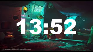 13 minutes 52 seconds [832 secs] clock timer countdown || Alarm Focus || Chill Music