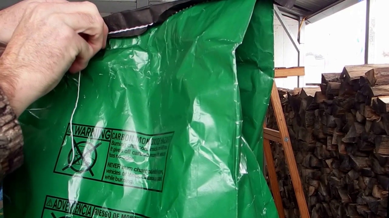 How To Open A Bag Of Charcoal YouTube