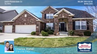 2423 Flowerdale Court, Eureka, MO 63025 | MLS 16013218 | Realtyx.com/Premiere