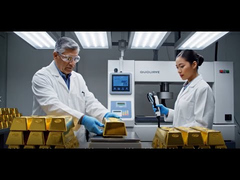 How Pure Gold Bars Are Made in a High-Tech Factory | Full Process - YouTube