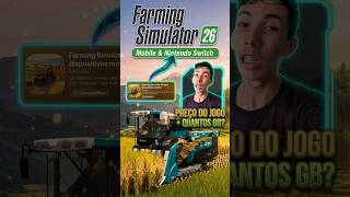 R$? O PREÇO do Farming Simulator 26 Mobile (TAMANHO DO JOGO) NOVO JOGO DE FAZENDA da Giants Software