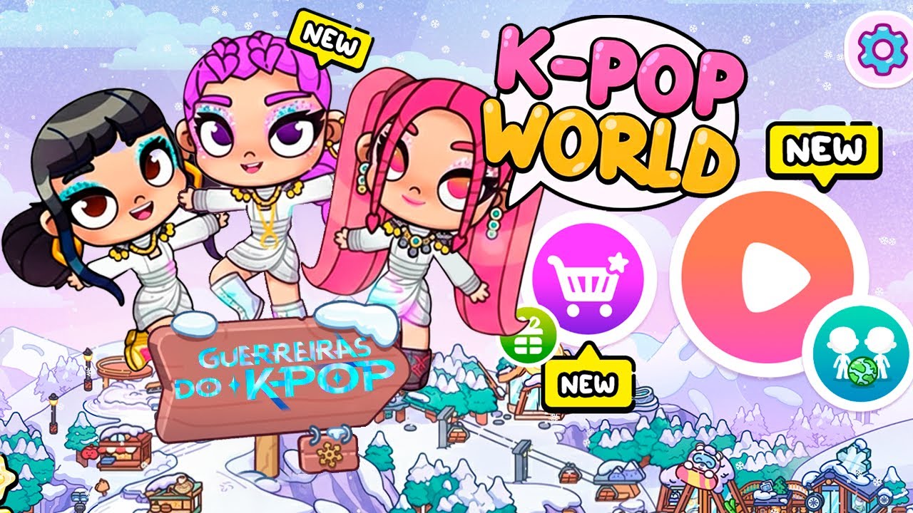 AS GUERREIRAS DO K-POP INVADIRAM O AVATAR WORLD DA PAZU! 😱🔥 (AVENTURA ÉPICA)