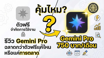 เสียเงินเดือนละ 750 คุ้มไหม? รีวิว Gemini Pro ฉลาดกว่าตัวฟรีแค่ไหน หรือแค่การตลาด