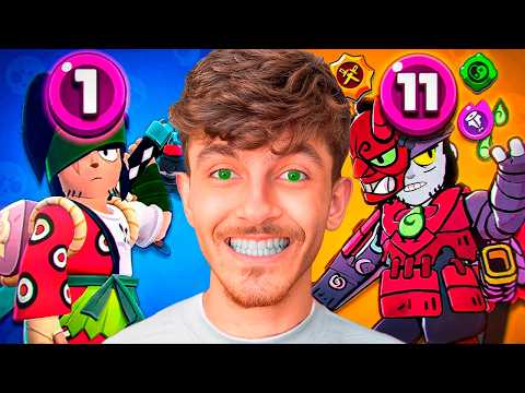 Every match I play raises my brawler's level in Brawl Stars... How far have I come?! 🌟😱