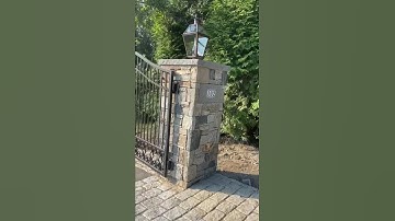 Wrought iron garden gate installation #gate #irongate #wroghtirongate #custom #drivewaygate #diy