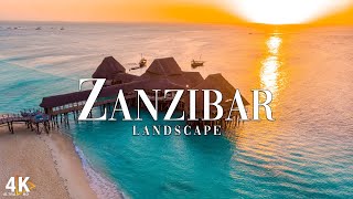 FLYING OVER ZANZIBAR (4K UHD) I Scenic Relaxation Film With Inspiring Cinematic Music | 4K VIDEO HD