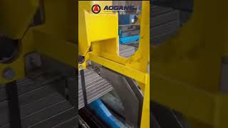 Automatic pipe stacking and strapping machine