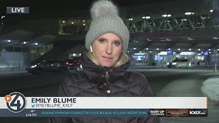 Local families trying to get home frustrated over flight delays and cancellations