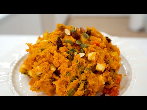 전자레인지로 쉽게 만드는 단호박샐러드🎃 맛있게 먹는 꿀팁  000랑 같이드세요