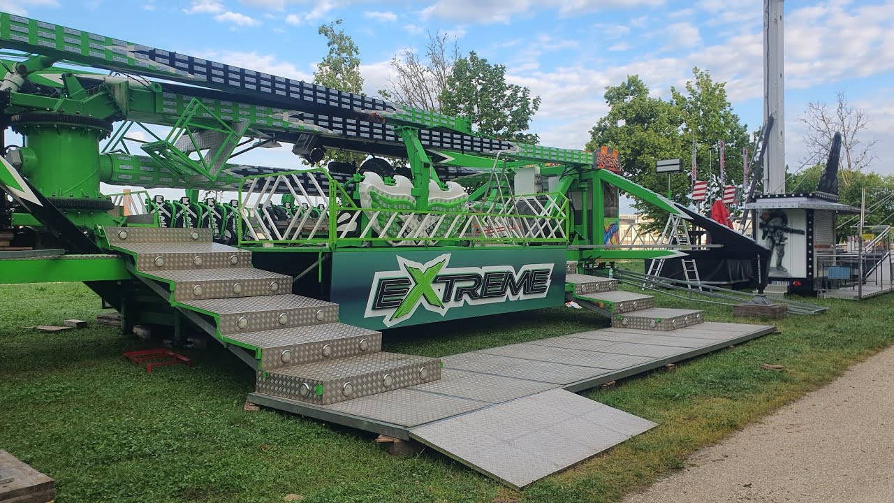 Montaggio giostre legnago Pt3 - luna park di legnago (vr) 2025