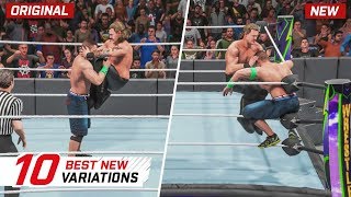 Wwe 2K19 Top 10 New Moves Variations Animations New Moves Pack Dlc