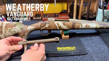 Weatherby Vanguard Bolt Disassembly W/o Tools