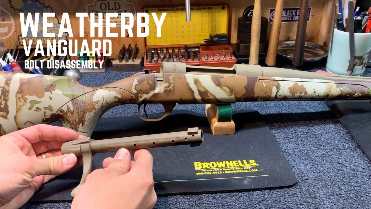 Weatherby Vanguard Bolt Disassembly W/o Tools - YouTube