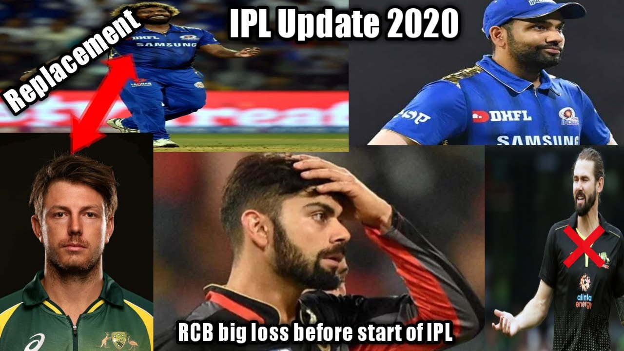 Top 5 IPL Update 2020 | Malinga replacement Pattinson | kane Richardson out of IPL 2020 |
