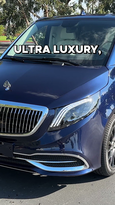 Radically Transformed Mercedes Metris Maybach! #shorts