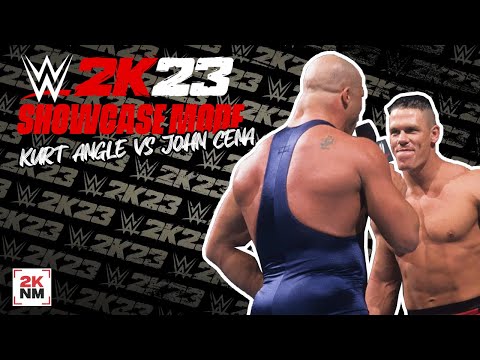 WWE 2K23: Showcase Mode: Kurt Angle vs John Cena Full Match Gameplay