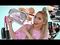 WHATS INSIDE MY EVERYDAY MAKEUP BAG?!?! 😱😍 ( DRUGSTORE AND HIGHEND! )