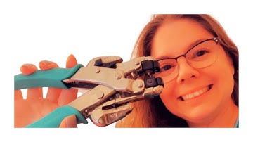 Como Usar Crop-a-Dile - WeR memory Keepers - Alicate aplicador de Ilhós - Maravilhas Compartilhadas