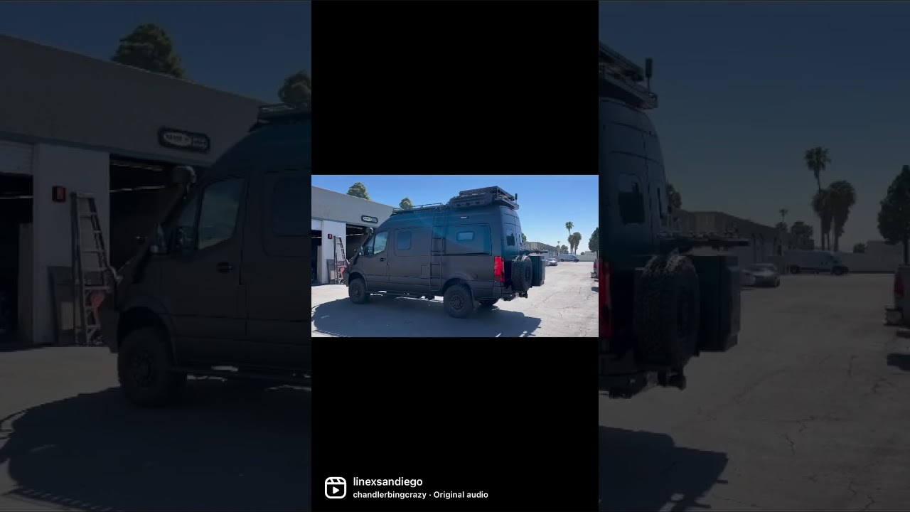 Sprinter sprayed in LINE-X Ultra