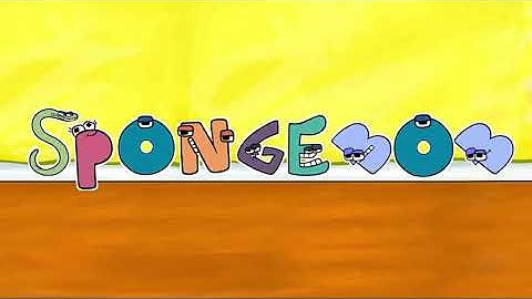 Alphabet Lore But SpongeBob Transformation