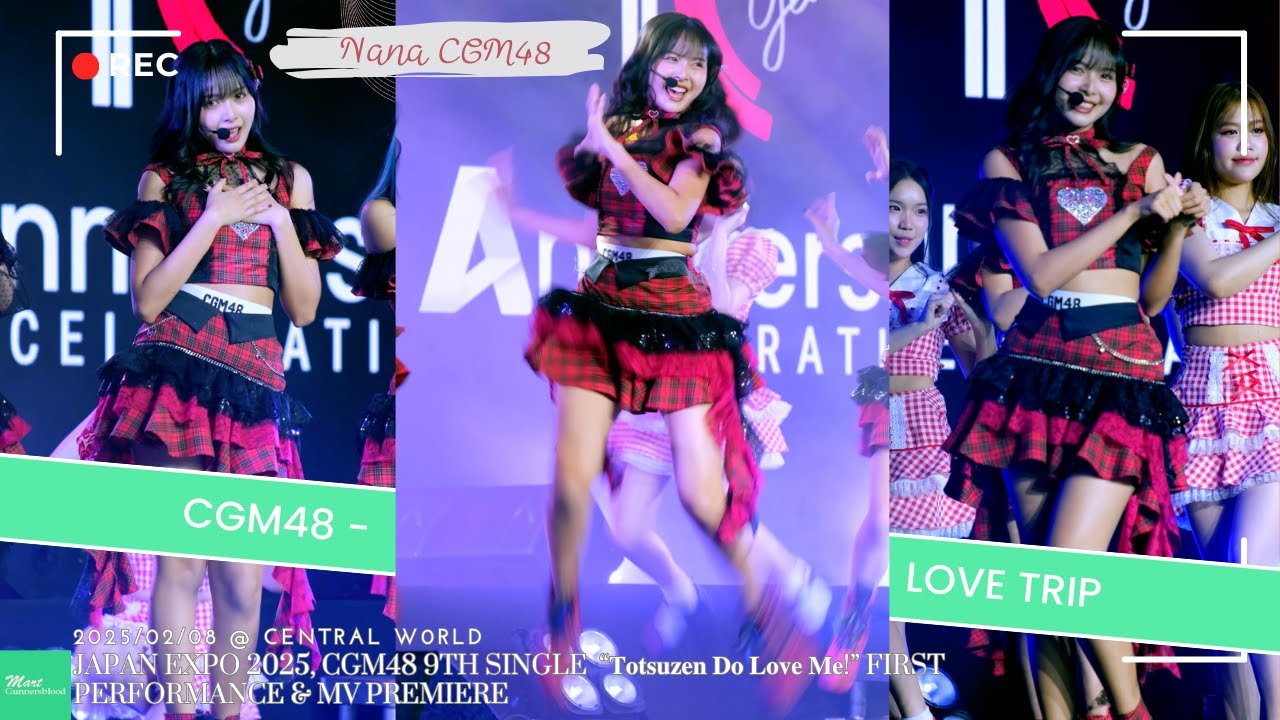 [4K] Nana CGM48 Fancam -  Love Trip @ Japan EXPO Thailand 2025, Central World, [20250208]