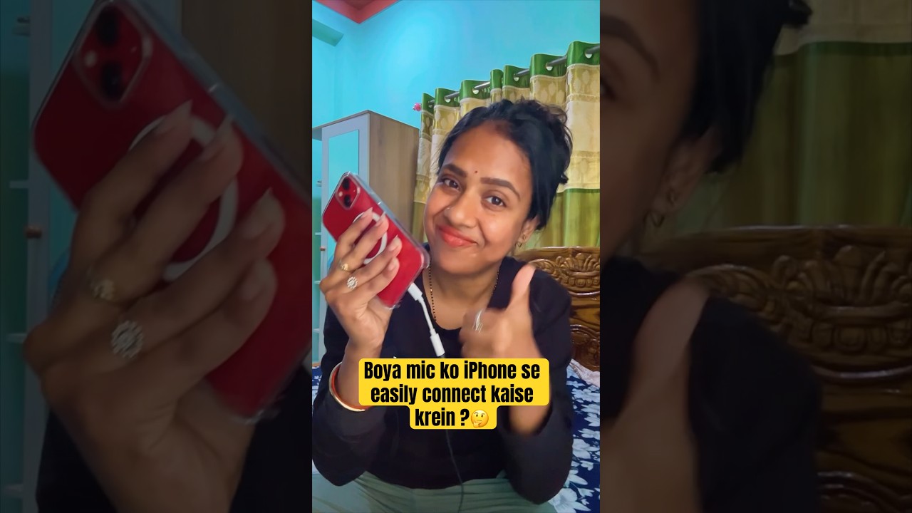 BOYA MIC KO IPHONE SE EASILY CONNECT KAISE KAREIN🎤🤔